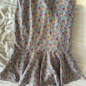 NWT J. Crew Trumpet Skirt in Liberty Print Size 4